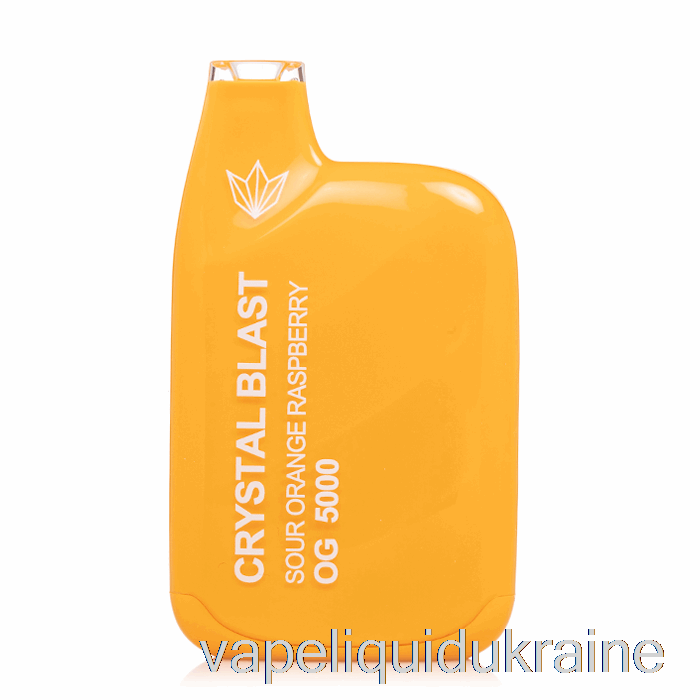 Vape Ukraine Crystal Blast OG5000 Disposable Sour Orange Raspberry